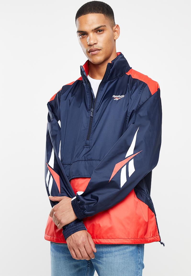 Cl wvn windbreaker - navy Reebok Hoodies, Sweats & Jackets ...