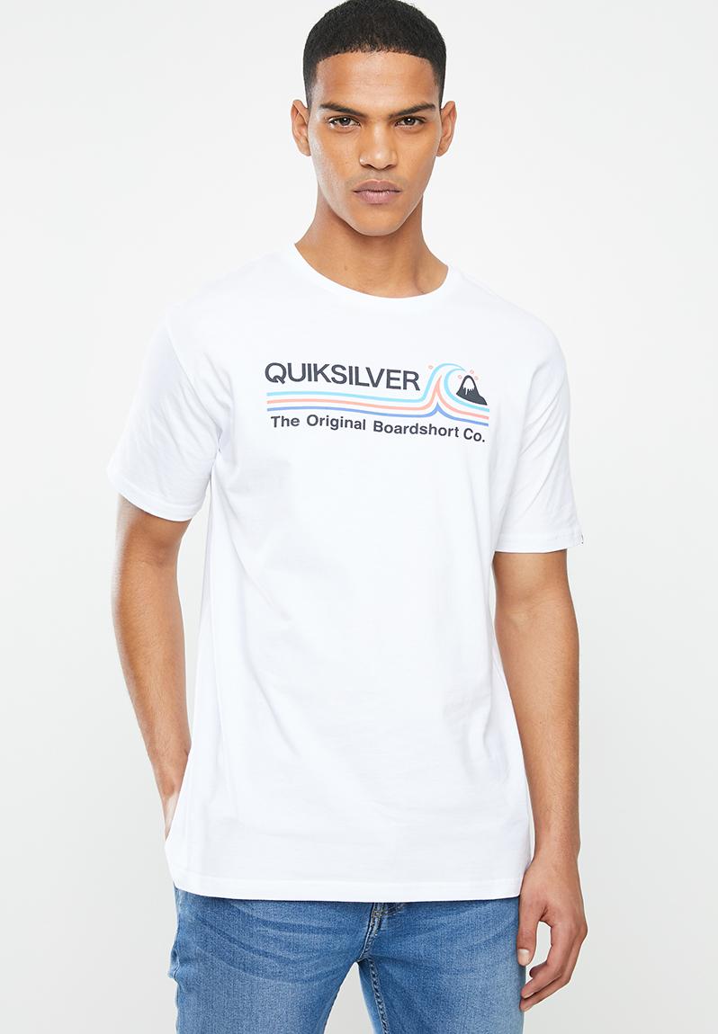 Stone cold classic short sleeve tee - white Quiksilver T-Shirts & Vests ...