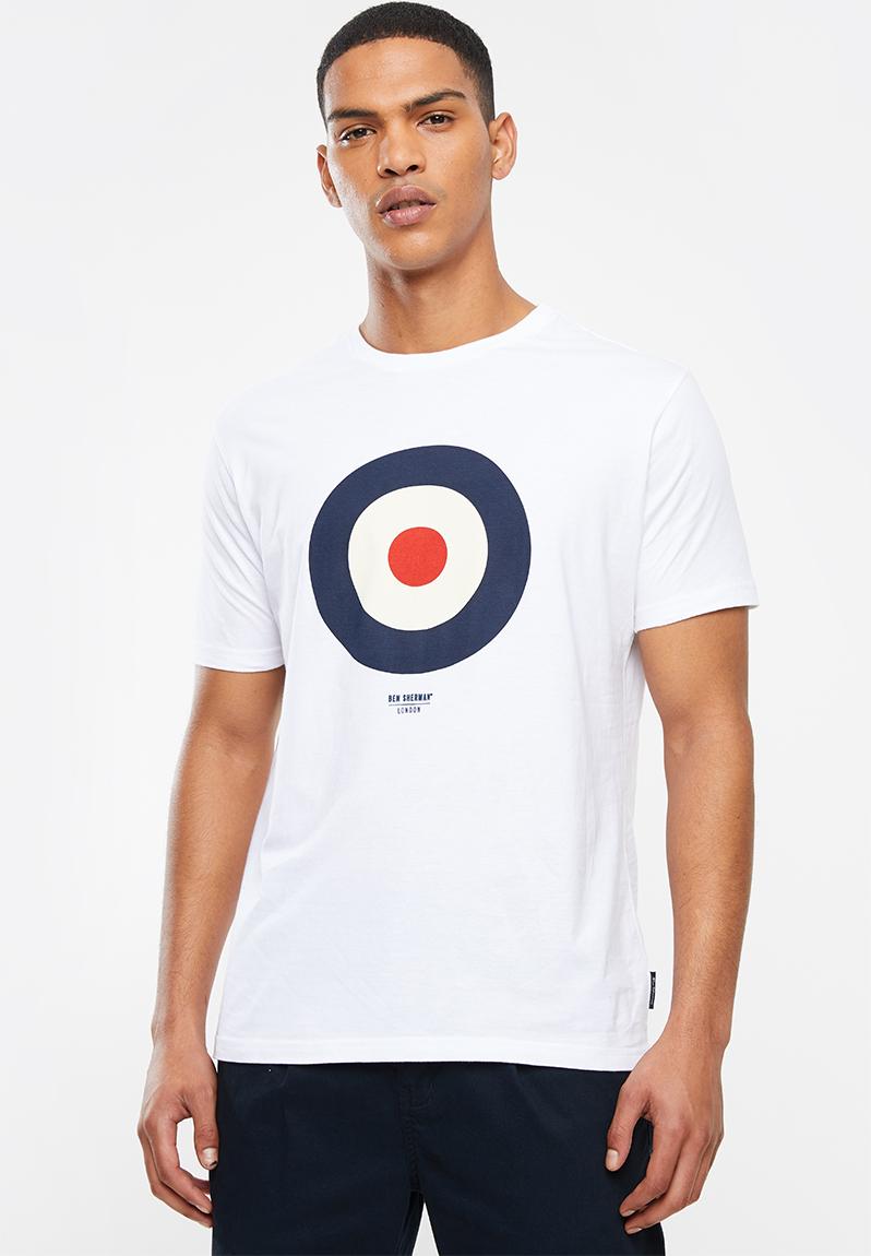 Target tee - white 1 Ben Sherman T-Shirts & Vests | Superbalist.com
