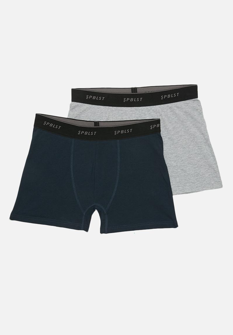 2-Pack Tex boxer briefs - grey & navy Superbalist Underwear ...