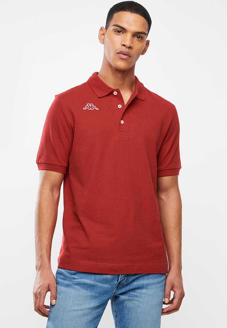 Logo life mss polo - red KAPPA T-Shirts | Superbalist.com