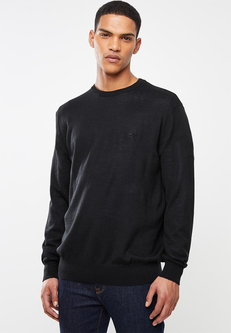 Peter rn knit - black Pringle of Scotland Knitwear | Superbalist.com