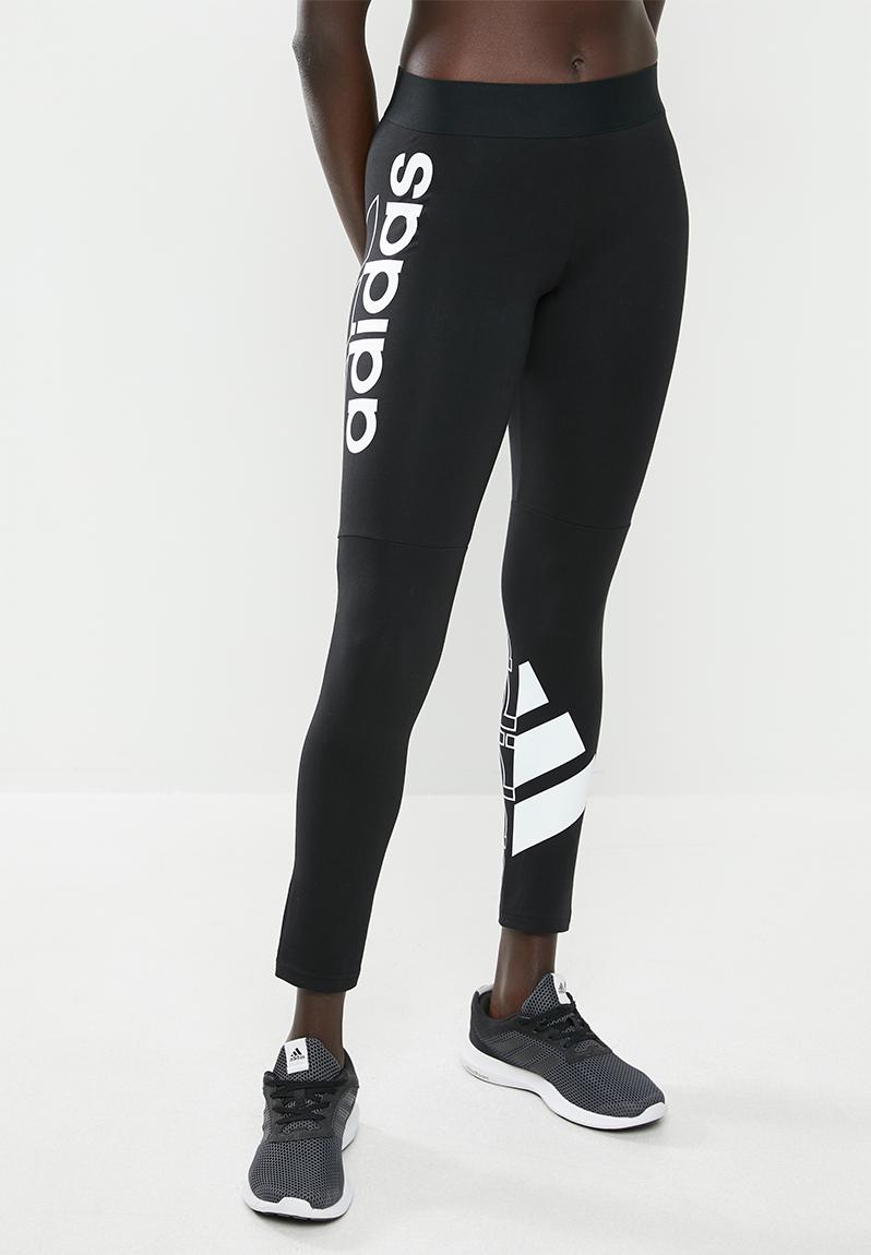 Performance logo 7/8 tights - black adidas Performance Bottoms ...