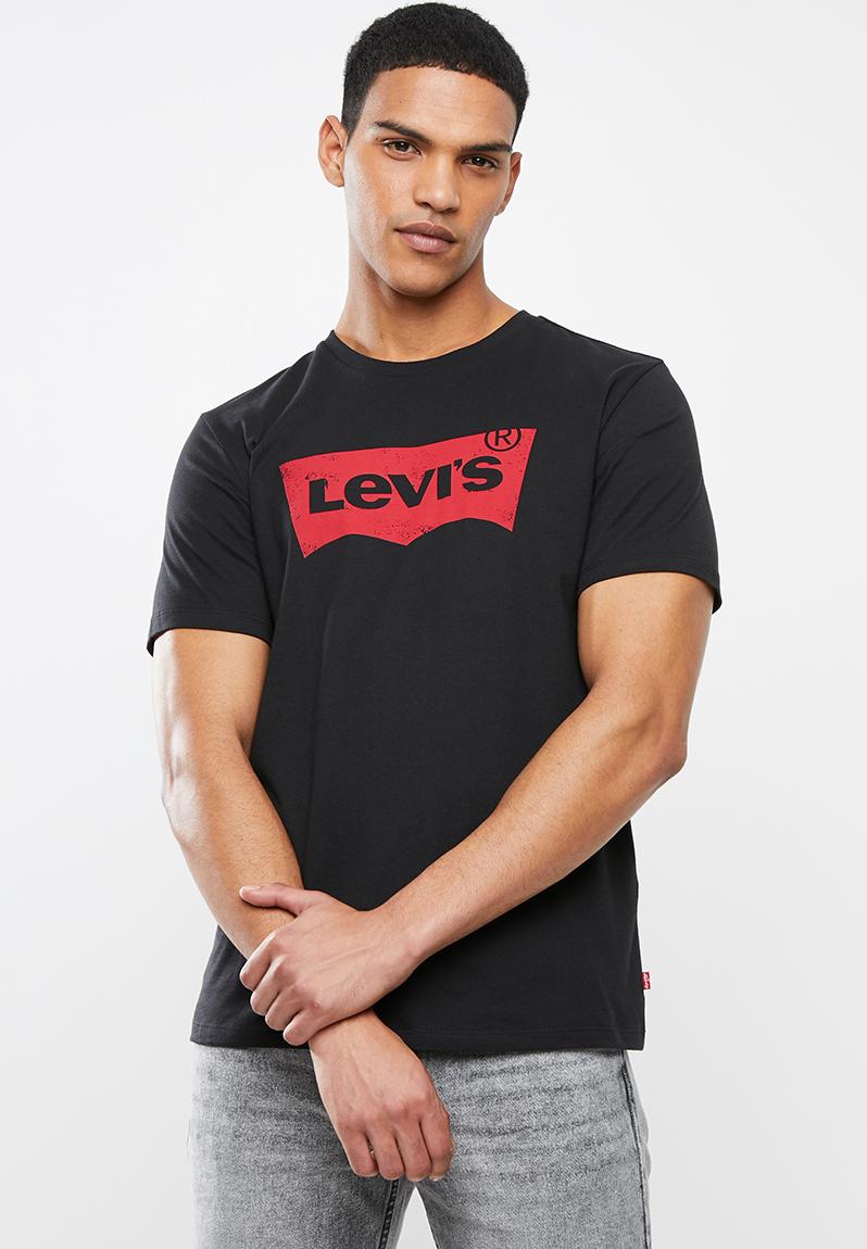 Graphic set-in short sleeve tee - black Levi’s® T-Shirts & Vests ...