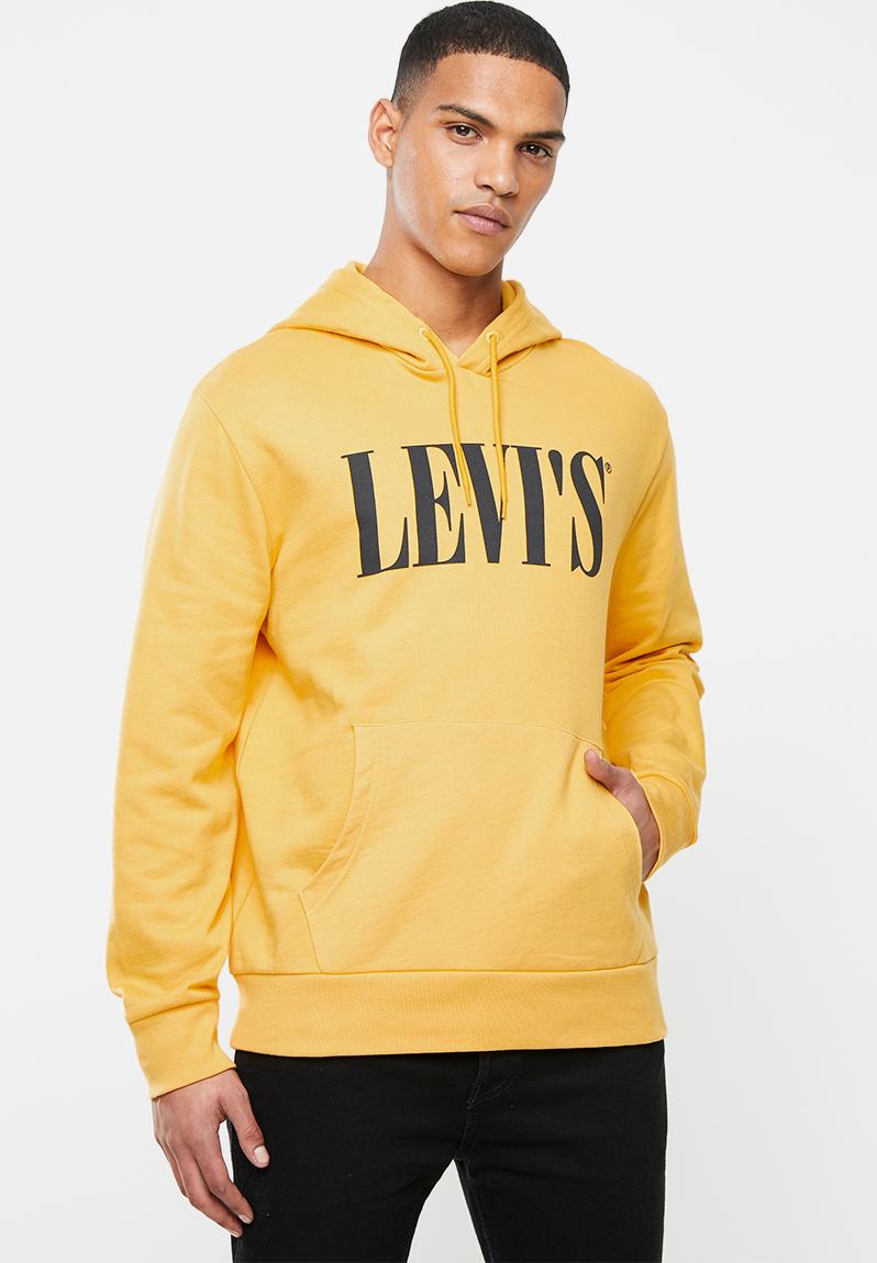 yellow levis hoodie