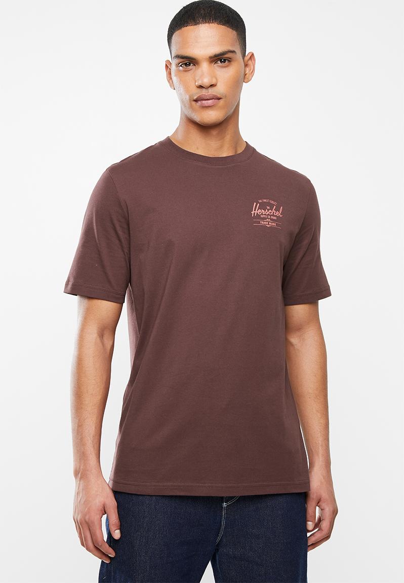 Classic logo tee - maroon Herschel Supply Co. T-Shirts & Vests ...