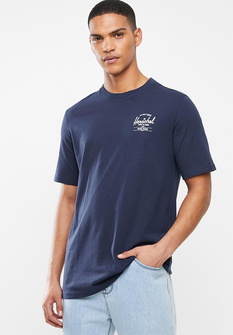Classic logo tee - navy Herschel Supply Co. T-Shirts & Vests ...
