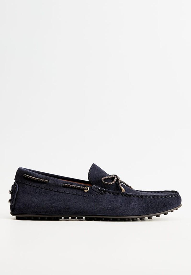 Gomet suede mocassin - navy MANGO Slip-ons and Loafers | Superbalist.com