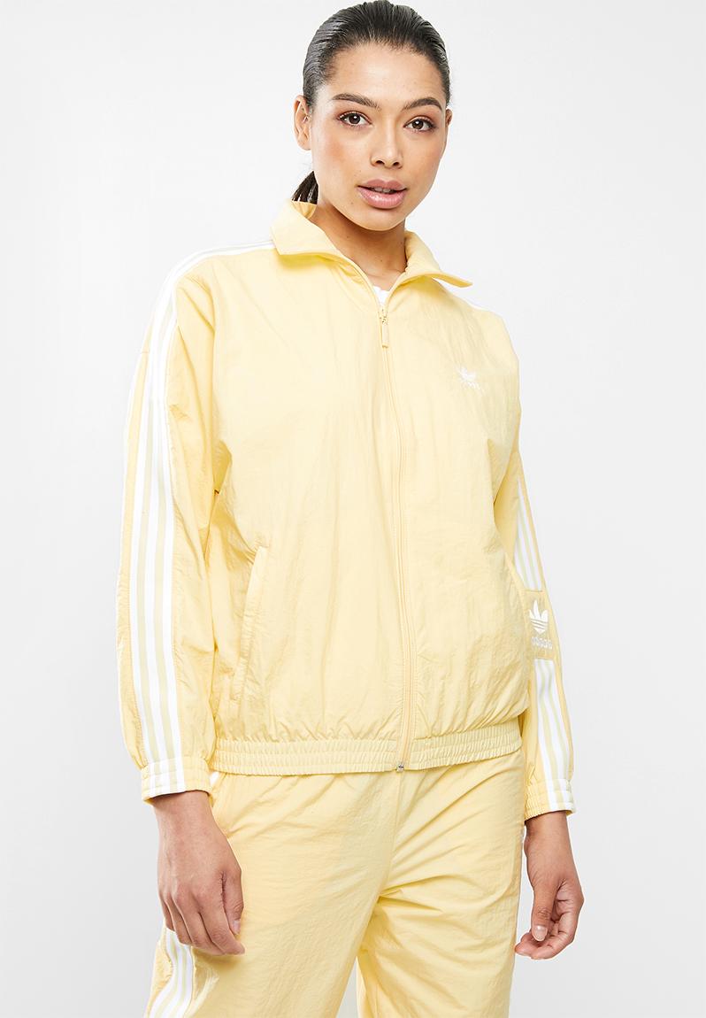 adidas yellow sweatshirt women's