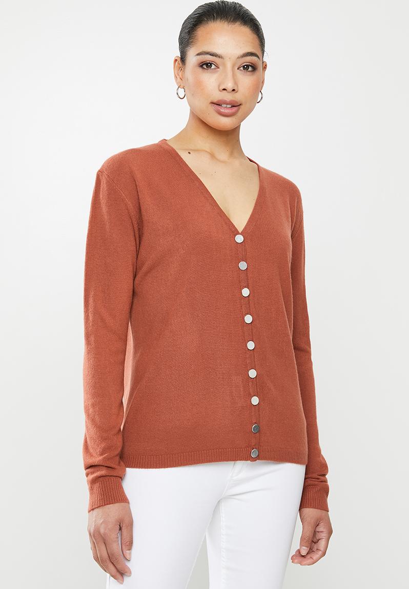 Classic cardi - rust edit Knitwear | Superbalist.com