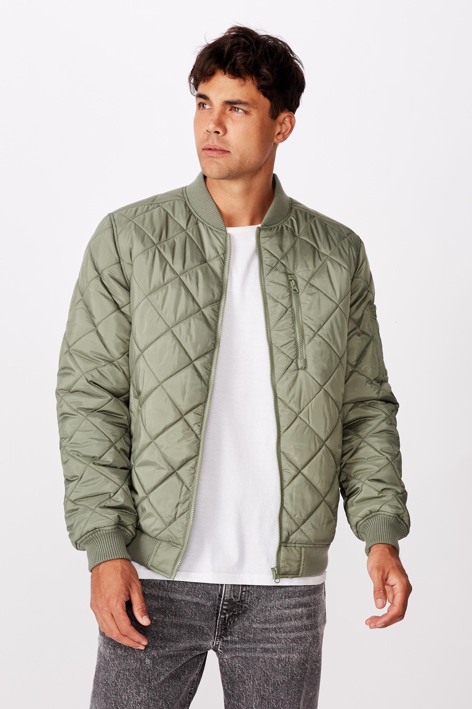Quilted bomber jacket - khaki Cotton On Jackets | Superbalist.com