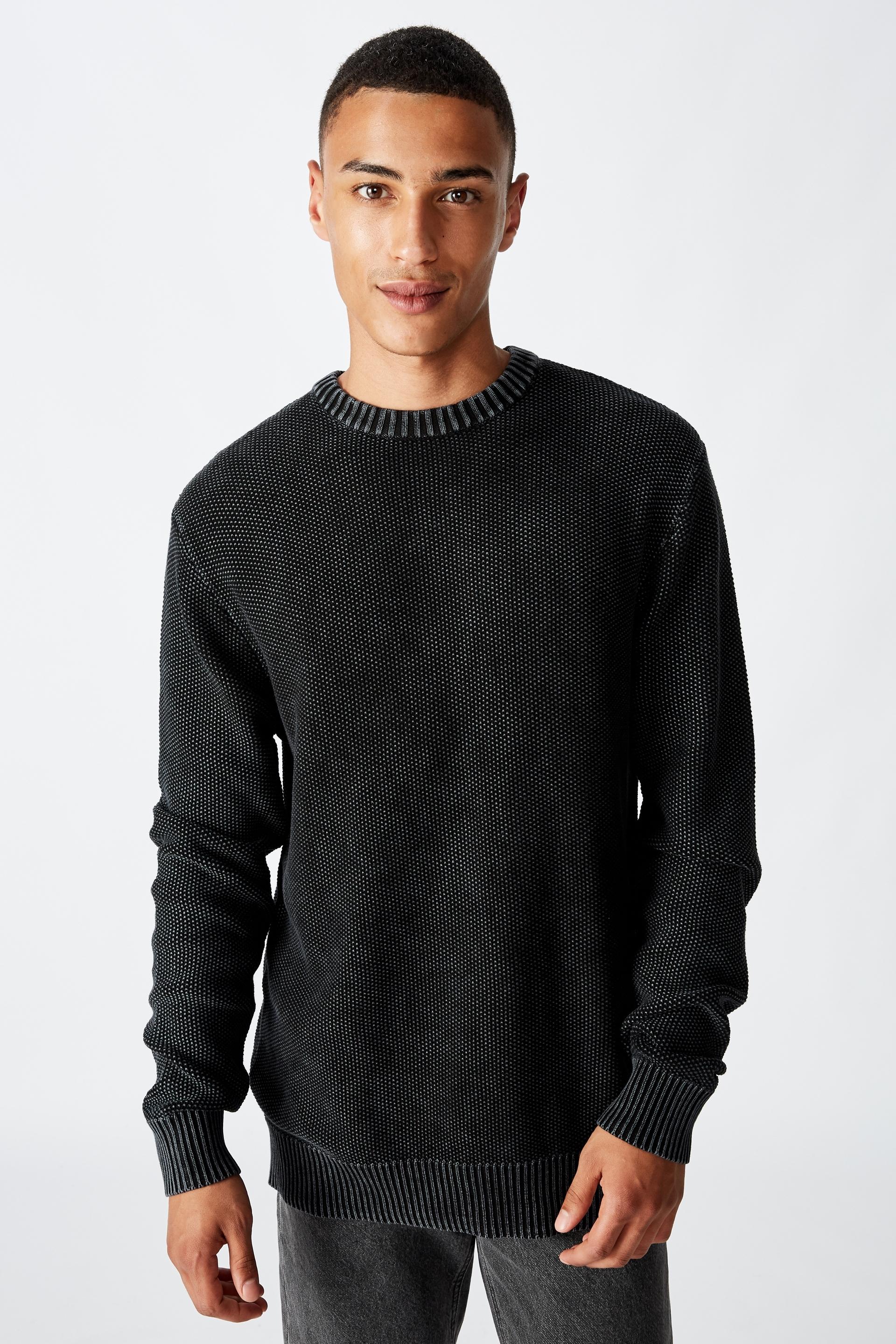 Crew knit - washed black Cotton On Knitwear | Superbalist.com