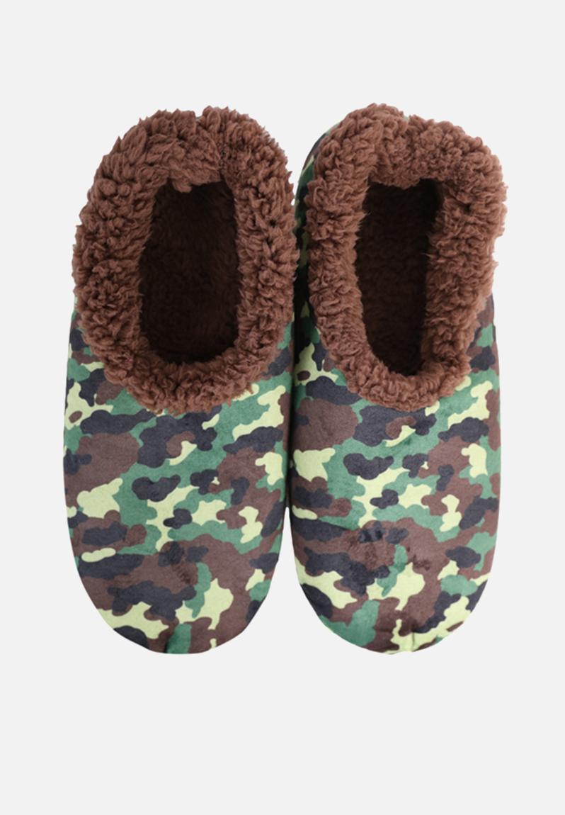 Boys green camo snoozies - multi snoozies!® Shoes | Superbalist.com