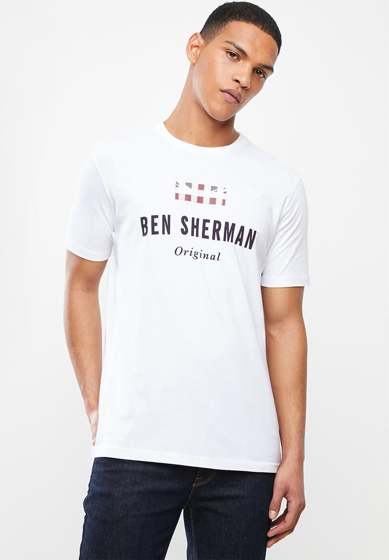 Flag tee - white 1 Ben Sherman T-Shirts & Vests | Superbalist.com