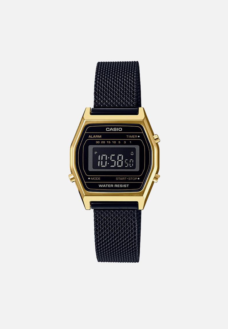 Wrist watch digital la690wemb-1bdf- gold/black Casio Watches ...