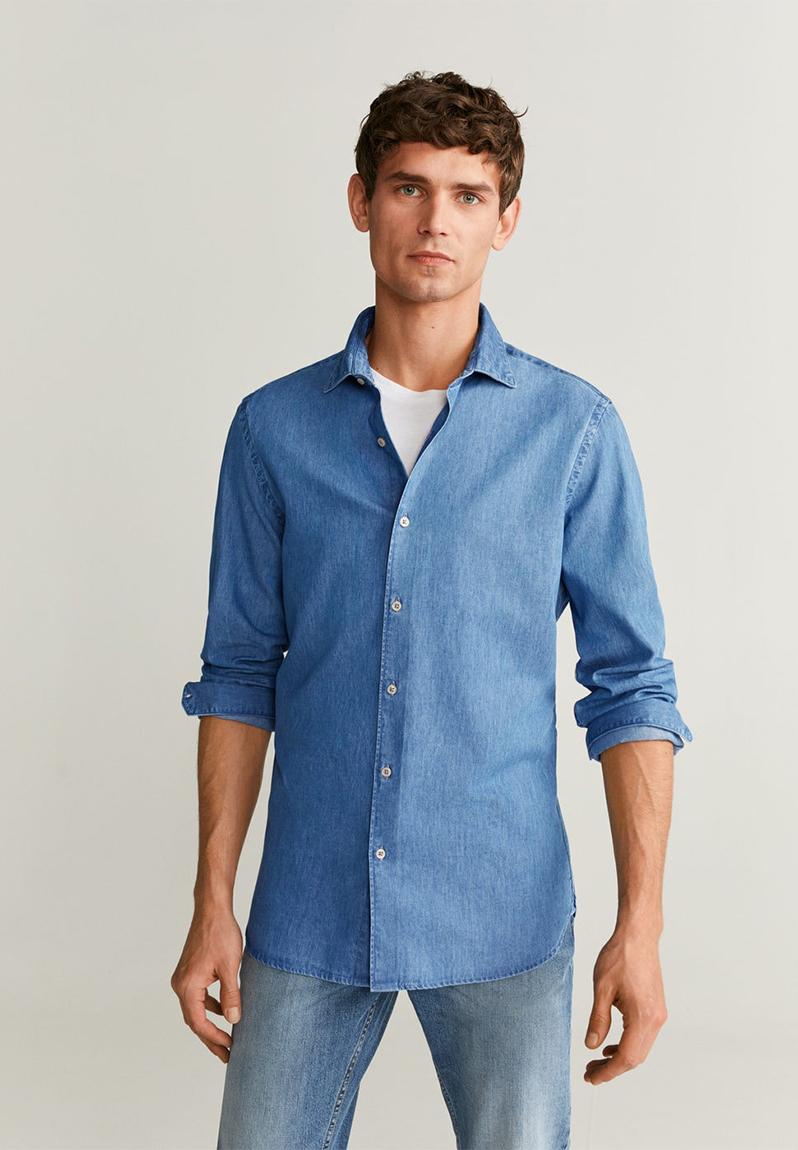 Chambre shirt - open blue MANGO Shirts | Superbalist.com