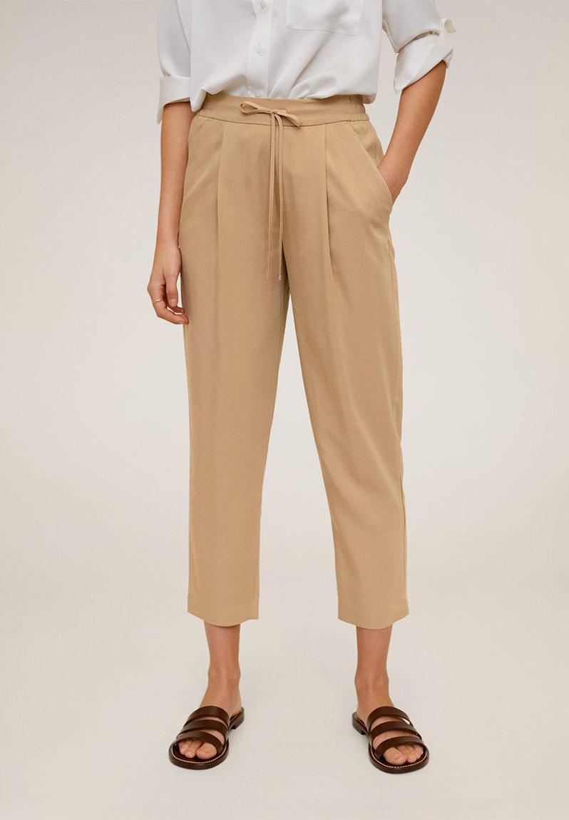 Fluido trousers- brown MANGO Trousers | Superbalist.com