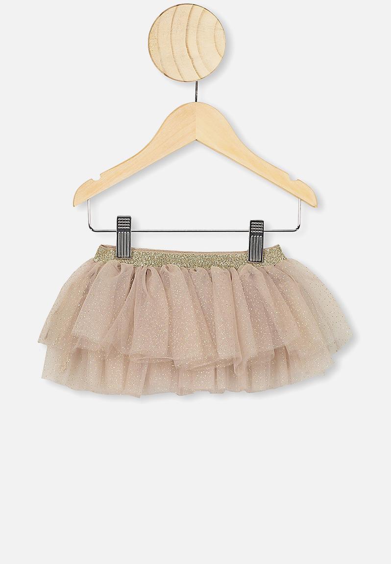 0401~Tulle Skirt with Glitter main image 1
