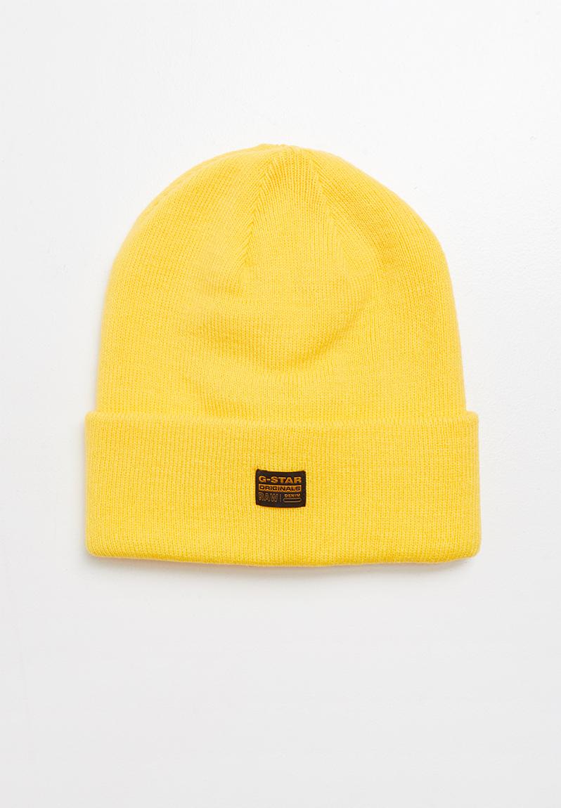 Effo beanie long - yellow G-Star RAW Headwear | Superbalist.com