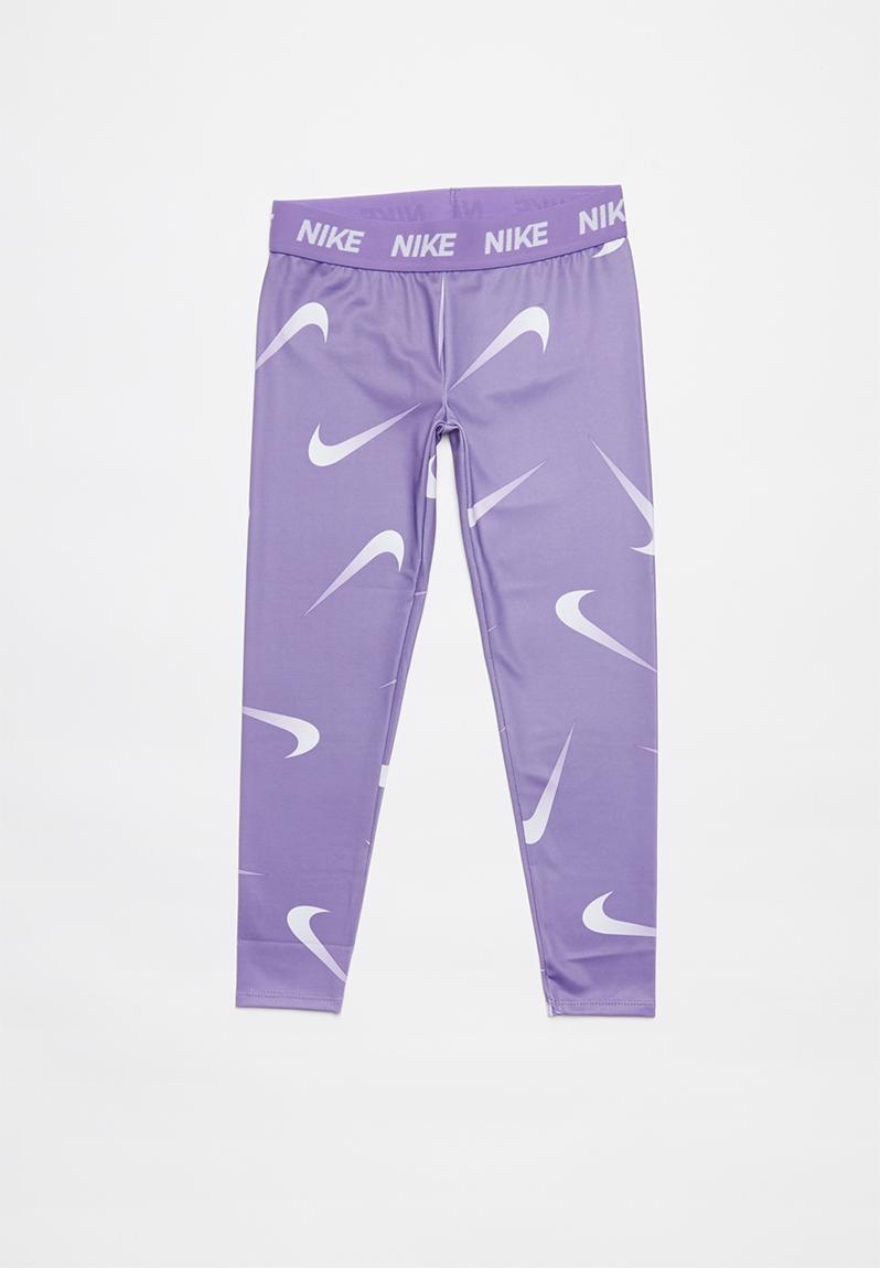 purple nike pants womens