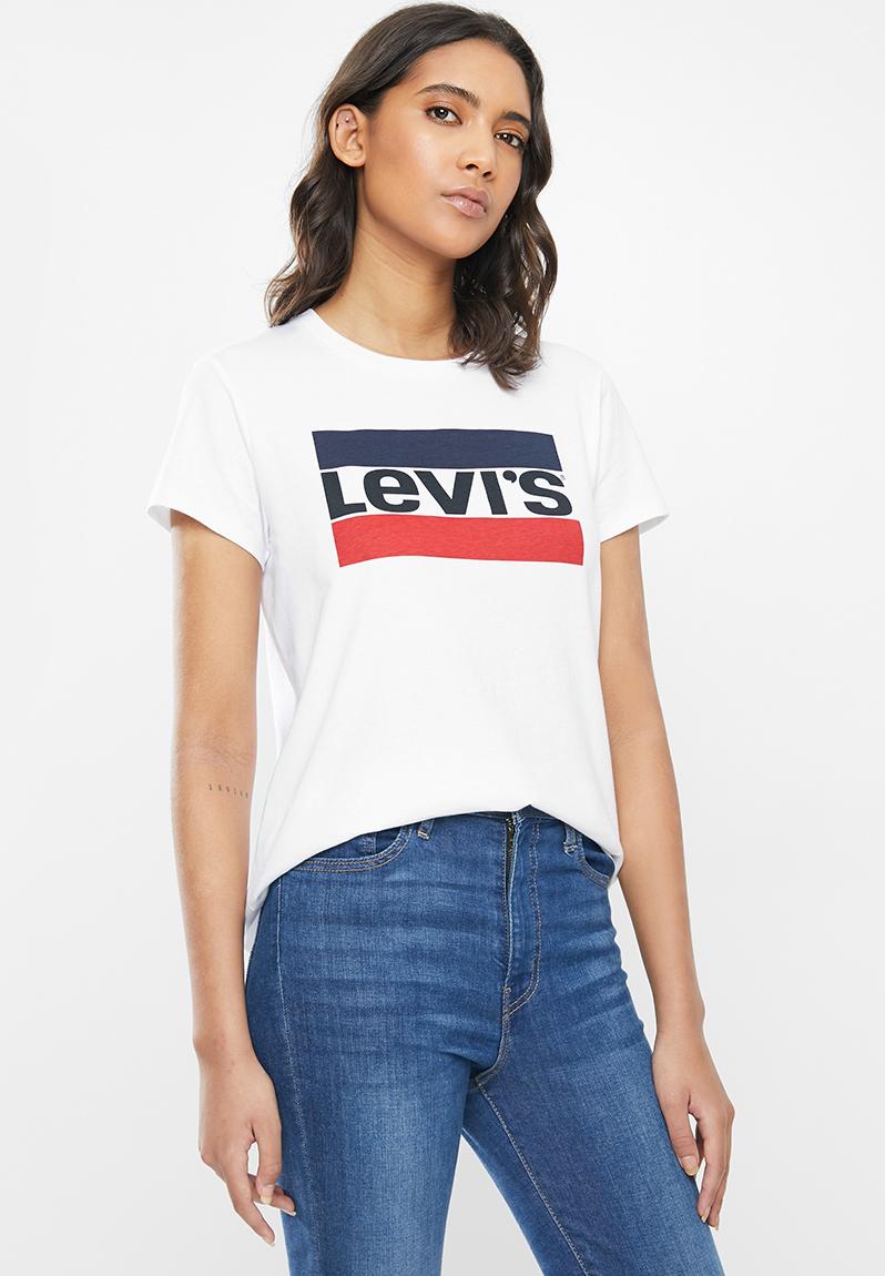 Perfect graphic tee - white Levi’s® T-Shirts, Vests & Camis ...