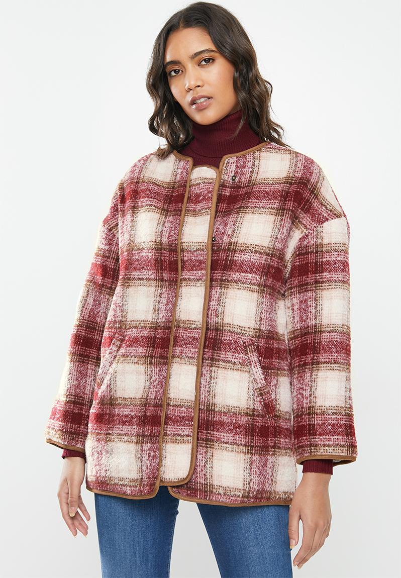 Winter jacket - red check Cotton On Jackets | Superbalist.com