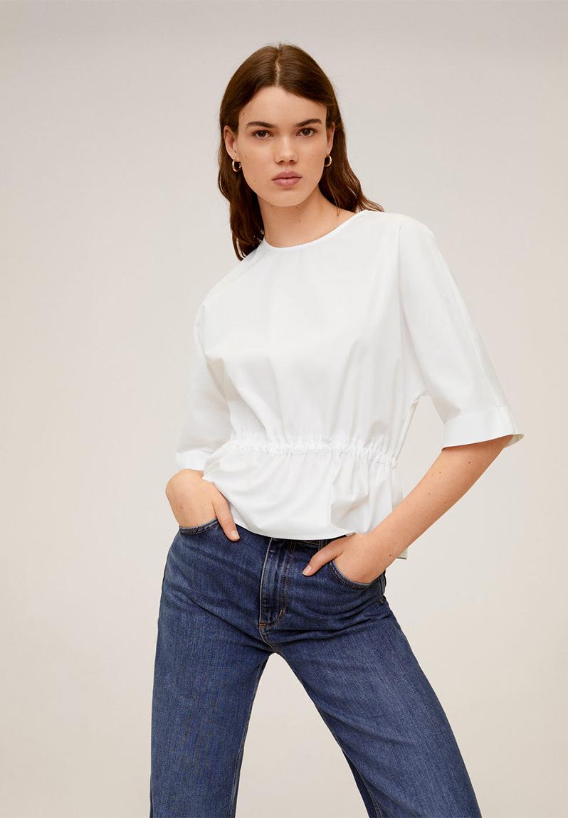 Blouse polo-h - white MANGO Blouses | Superbalist.com