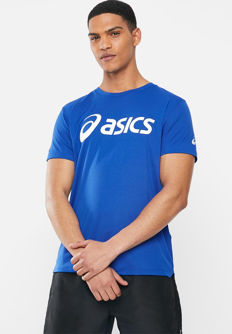 Silver asics tee - blue/ brilliant white ASICS T-Shirts | Superbalist.com