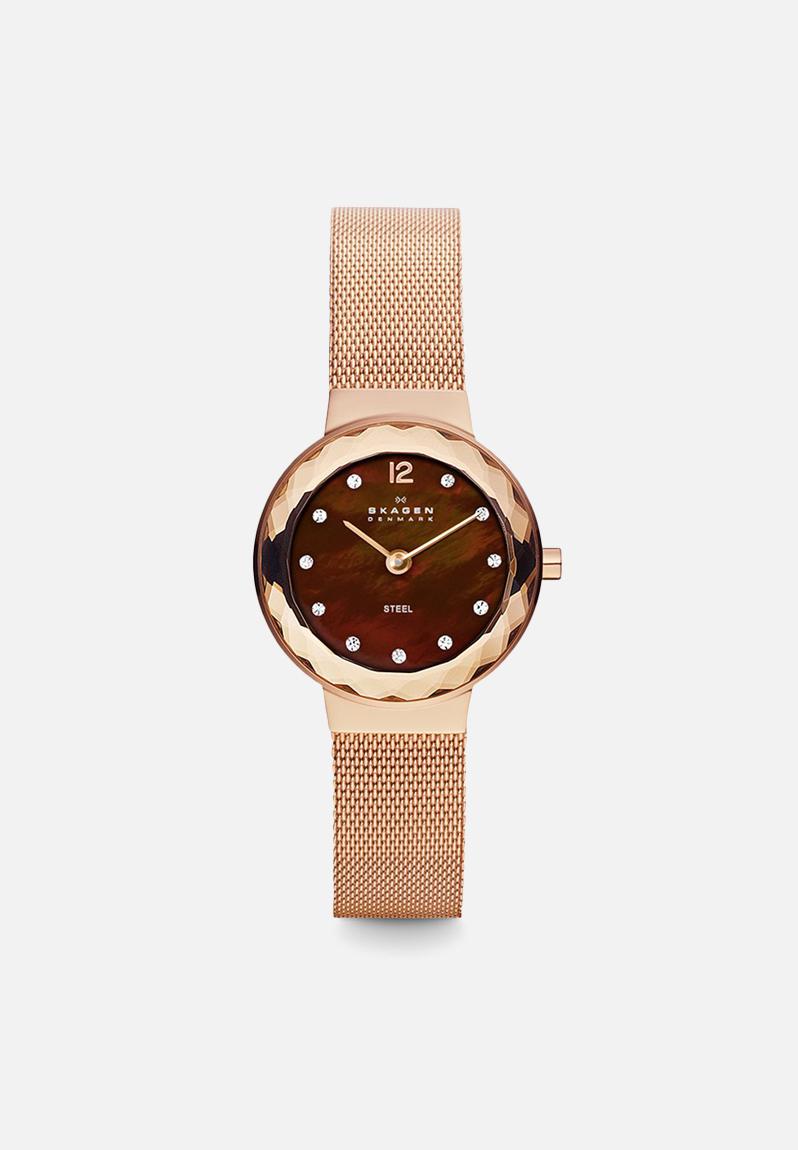 Skagen-watch-silver-and-rose-gold