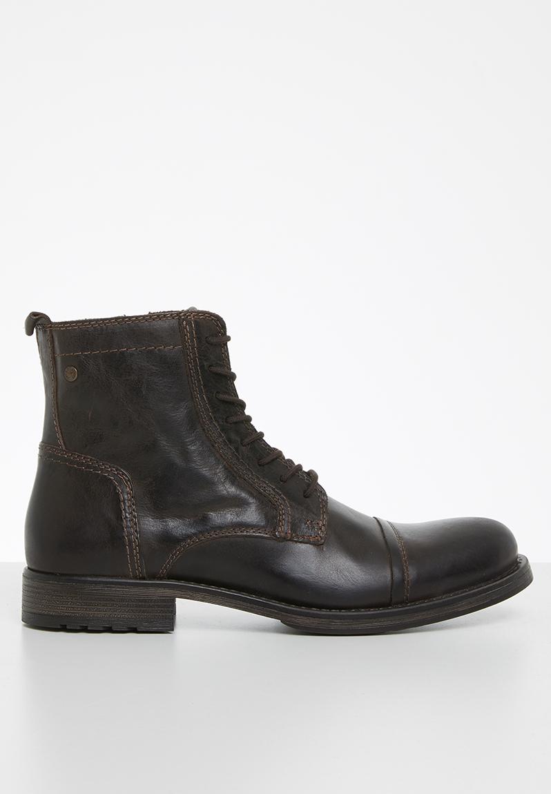 Russel leather - brown stone Jack & Jones Boots | Superbalist.com
