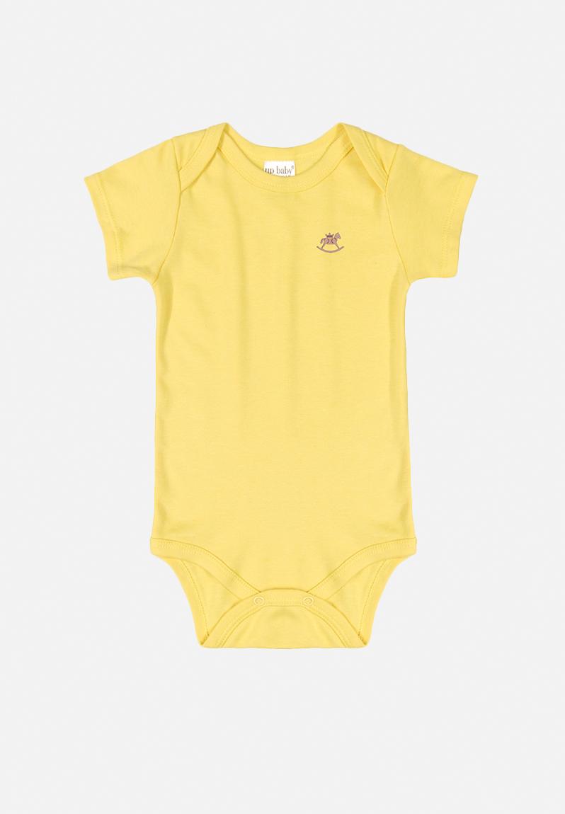 Baby bodysuit - yellow UP Baby Babygrows & Sleepsuits | Superbalist.com
