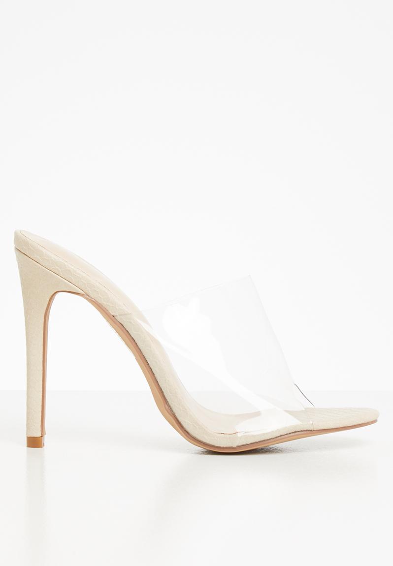 neutral mule shoes