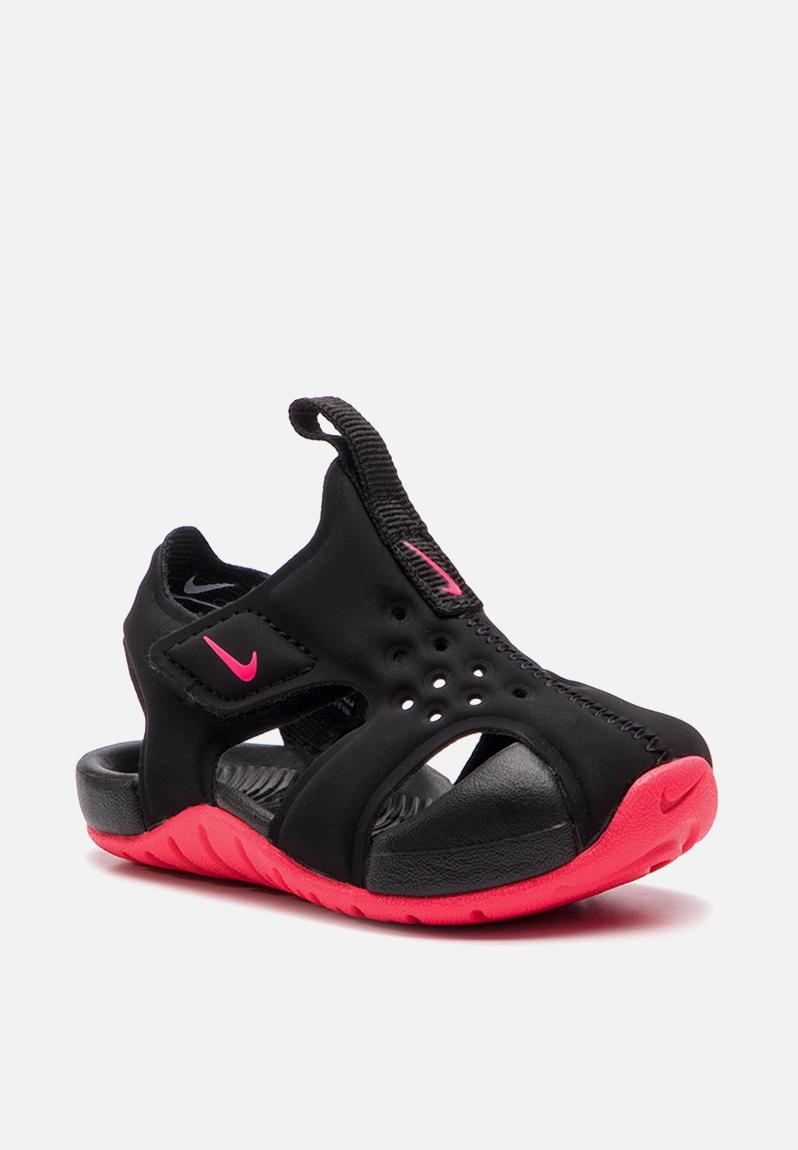 Nike sunray protect 2 (td) sandal - black/pink Nike Shoes | Superbalist.com
