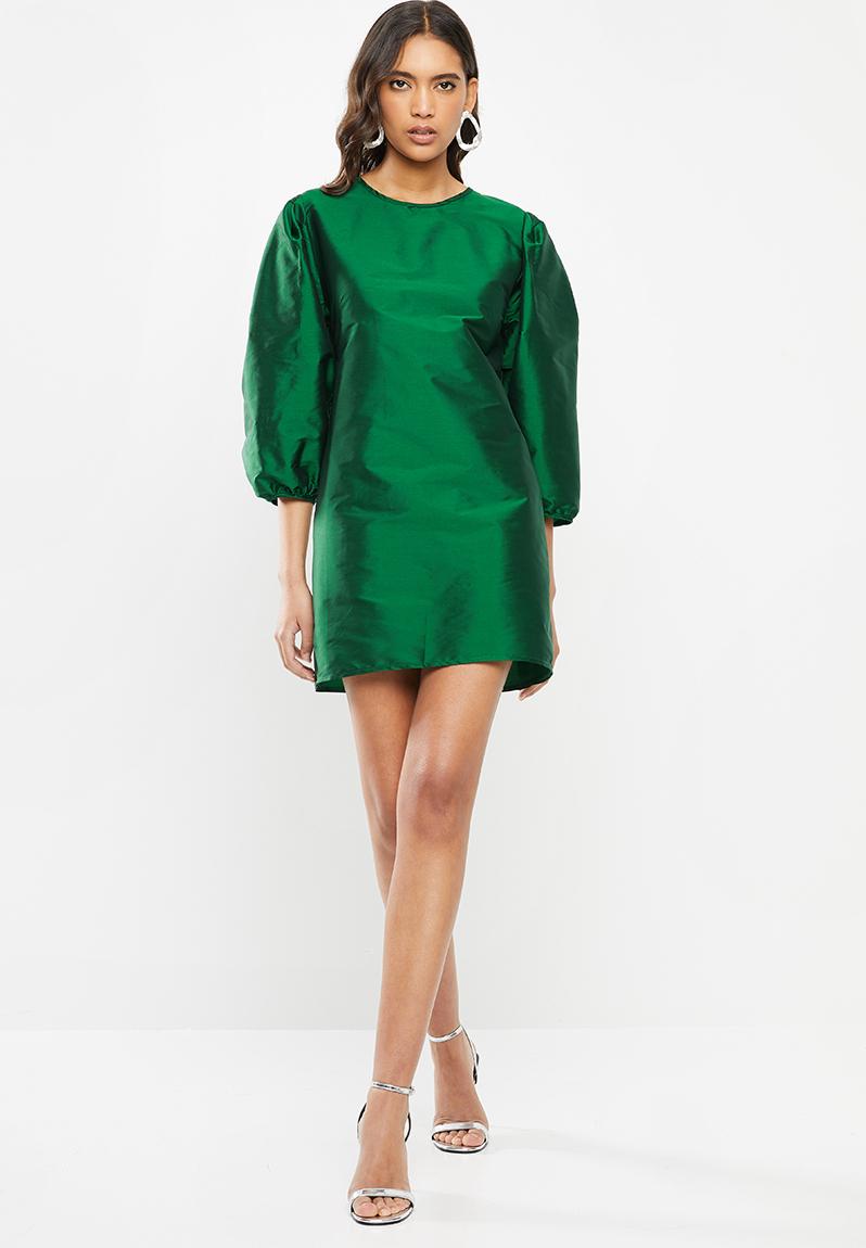 Simple Long Taffeta Dresses with Pockets Mint Green
