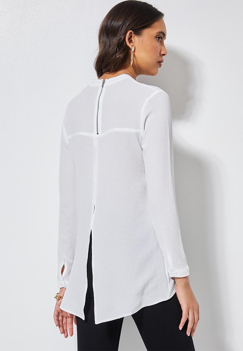 womens longline blouse