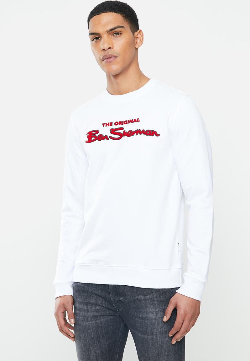 Ben sweatshirt crew - white Ben Sherman Hoodies & Sweats | Superbalist.com