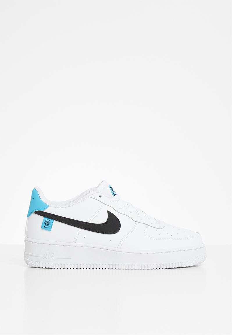 white air force 1 with blue