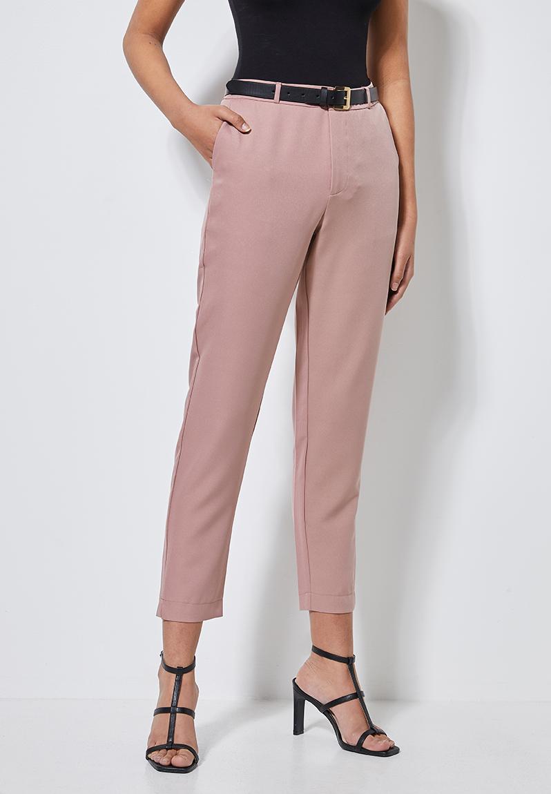 dusty pink pants