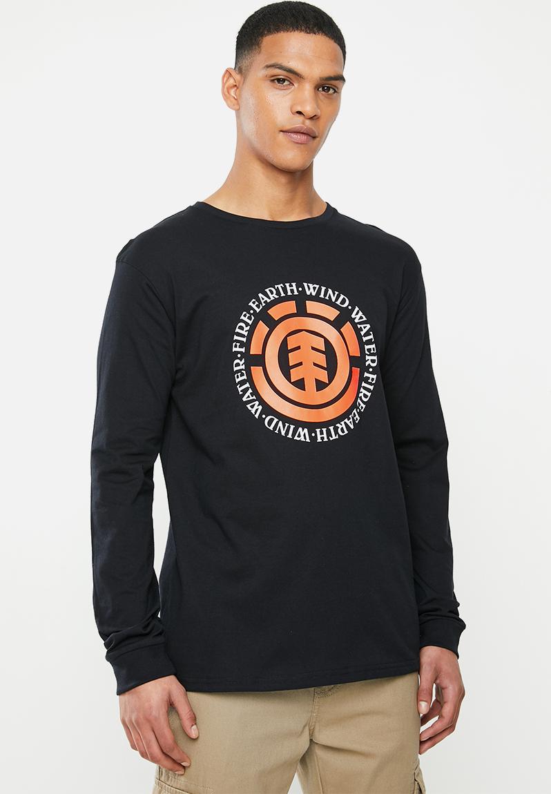 Seal long sleeve tee - black Element T-Shirts & Vests | Superbalist.com