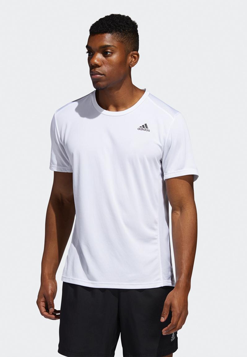 Run it short sleeve tee - white adidas Performance T-Shirts ...