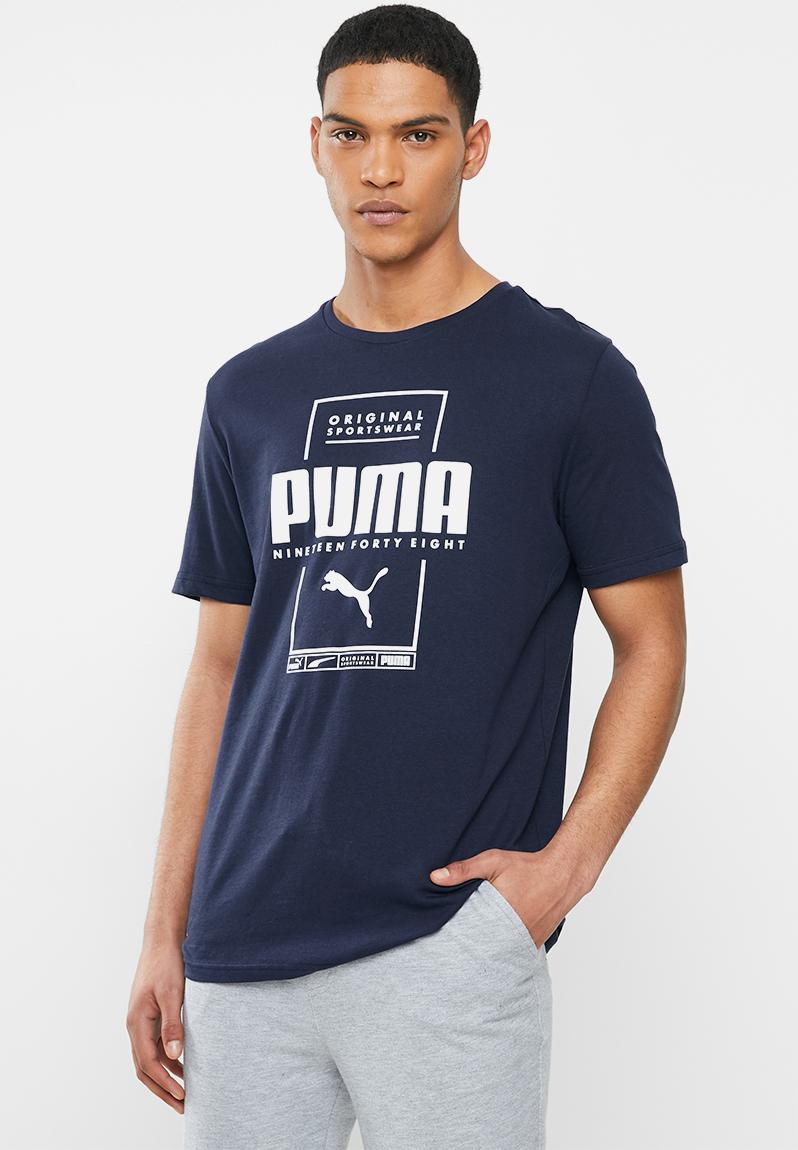 Box puma tee - navy PUMA T-Shirts | Superbalist.com