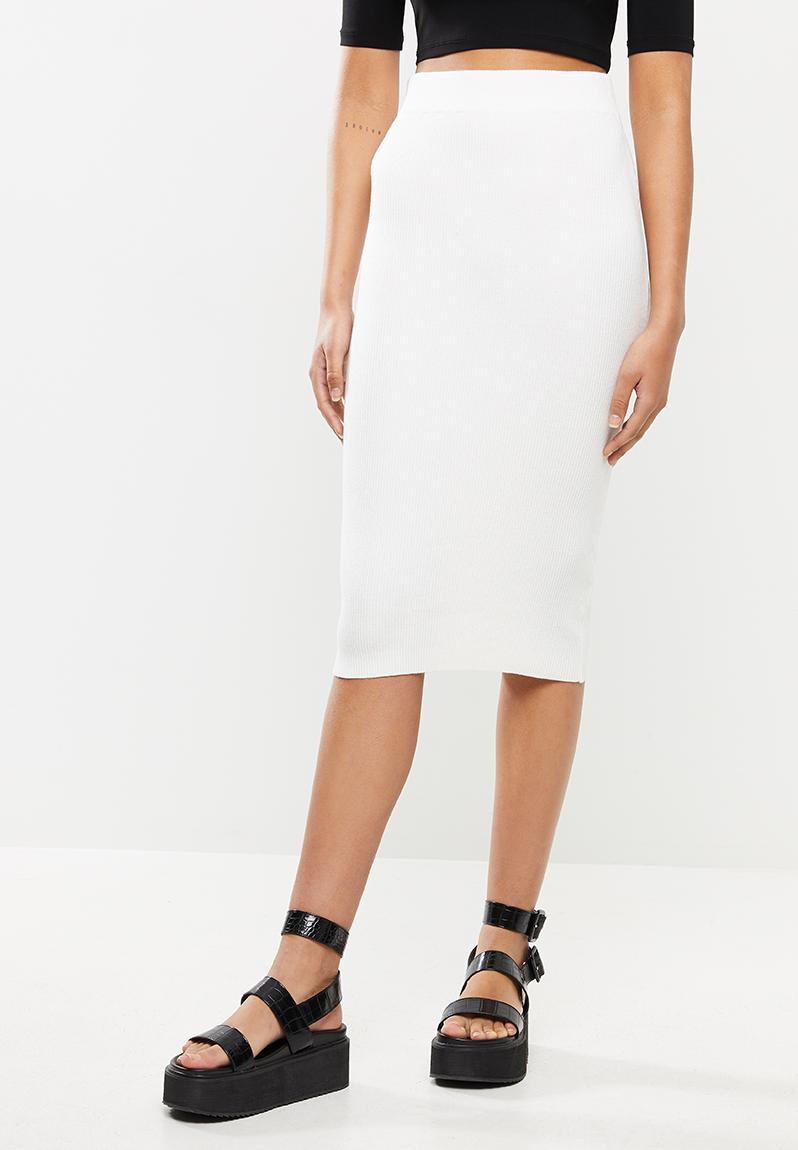 Formal pencil skirt - white Glamorous Skirts | Superbalist.com