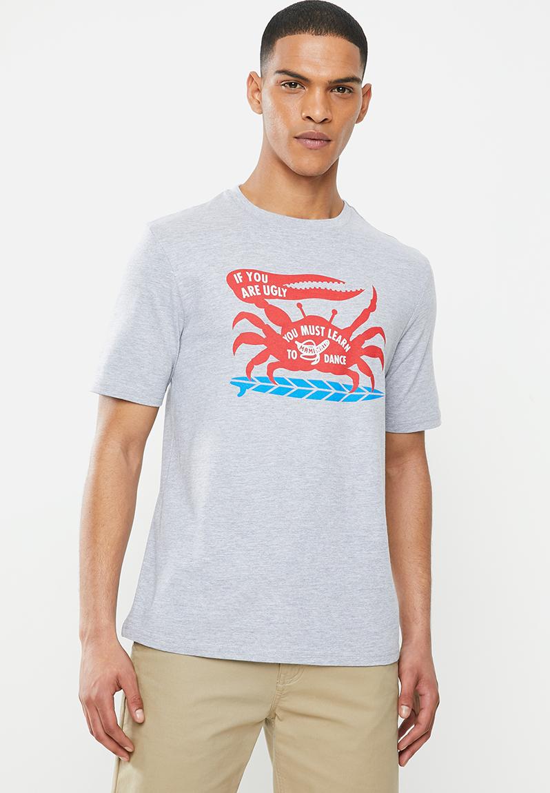 Mami crab tee - grey Mami Wata T-Shirts & Vests | Superbalist.com