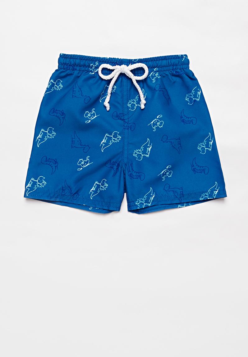 Baby boys printed swimshort - blue1 POP CANDY Swimwear | Superbalist.com