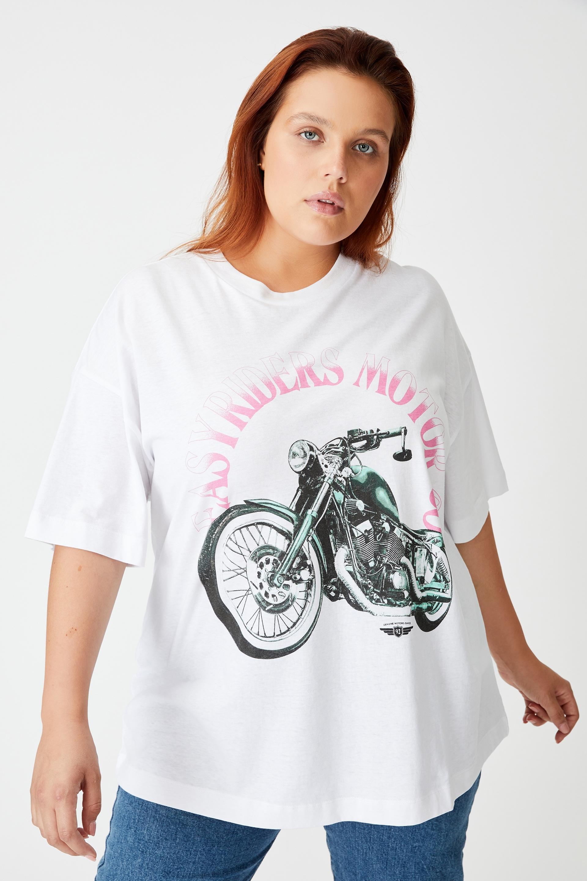 Curve oversized graphic tee - easy rider/white Cotton On Tops | Superbalist.com
