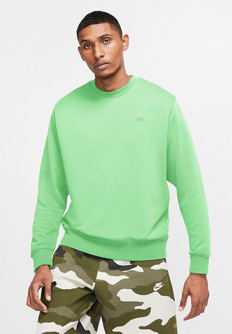 nike green sweat suit