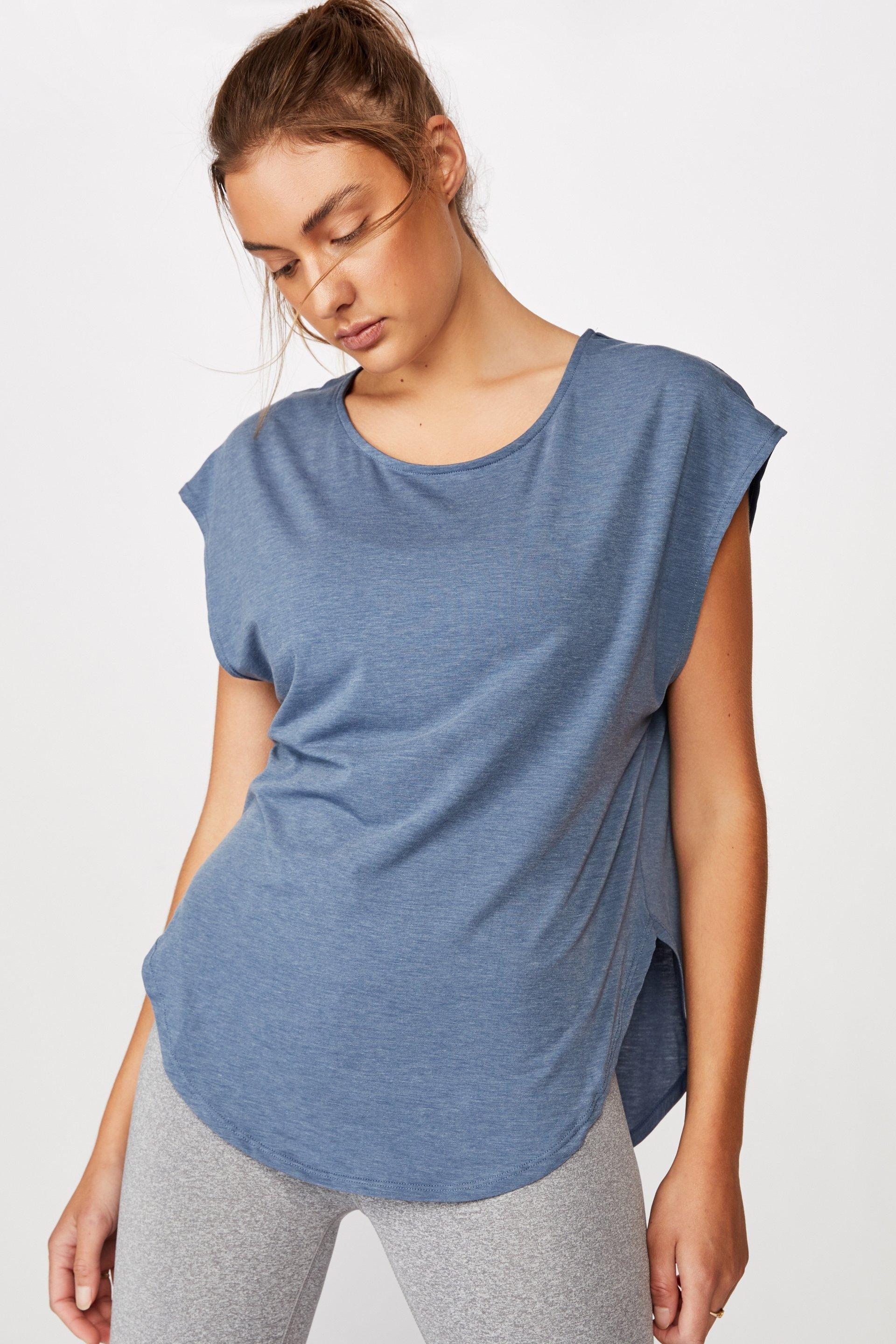 rolled hem t shirt