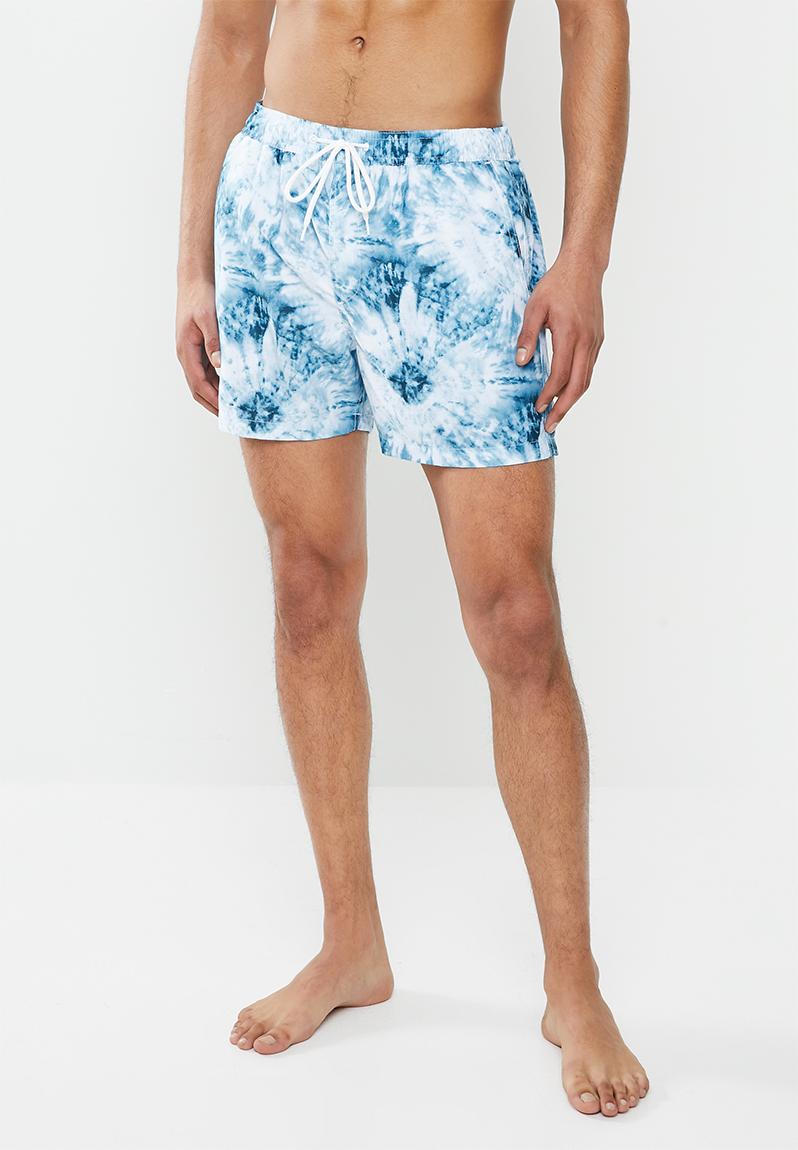 Pilton swimshorts - blue & white Brave Soul Swimwear | Superbalist.com