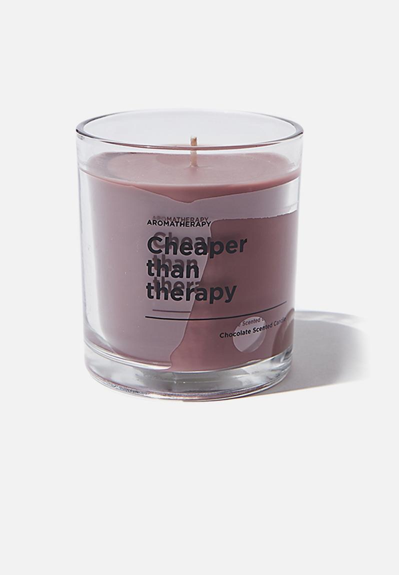 Food scented candle - chocolate therapy Typo Decor Accessories ...