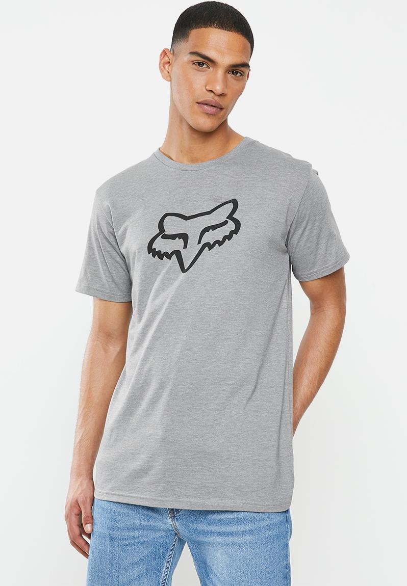 Legacy fox head short sleeve tee - grey Fox T-Shirts & Vests ...